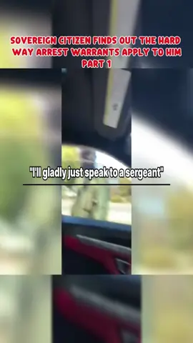 Sovereign Citizen Finds Out The HARD Way Arrest Warrants Apply To Him #cops #police #trending #viral #typ 