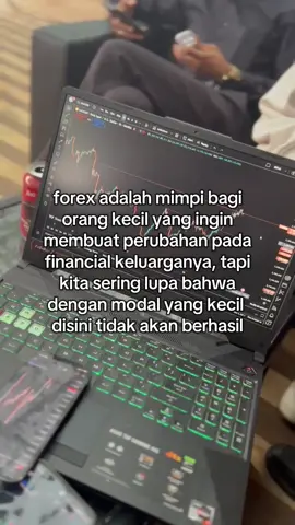 banyak yang bermimpi besar di dunia forex, tapi lupa bahwa modal kecil hanya cukup untuk belajar, bukan untuk mengejar kaya dalam semalam. #didimax #fypシ゚ #viraltiktok 