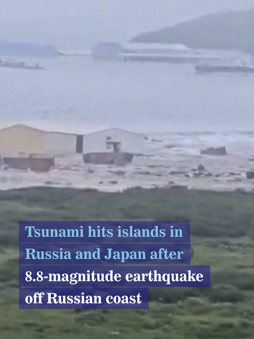 A tsunami has hit coastal areas of Russia’s Kuril Islands and Japan’s large northern island of Hokkaido after a powerful, 8.8-magnitude earthquake struck off the coast of Russia early Wednesday, July 30. Warnings are also in place for Alaska, Hawaii and other coasts south toward New Zealand. (Video courtesy of Sakhalin Agency for Civil Defence, Emergency Protection and Fire Safety, NTV via AP) #MBNews #ManilaBulletin #News #NewsPH