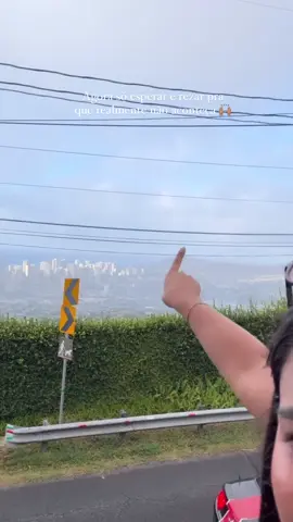Conseguimos chegar em um lugar seguro #hawaii #tsunami #tsunamihawaii 