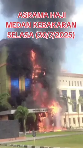 ASRAMA HAJI MWDAN KEBAKARAN  #ngeri  #kebakaran  #damkar  #asramahaji  #kotamedan  #sumut  #bobbynasution 