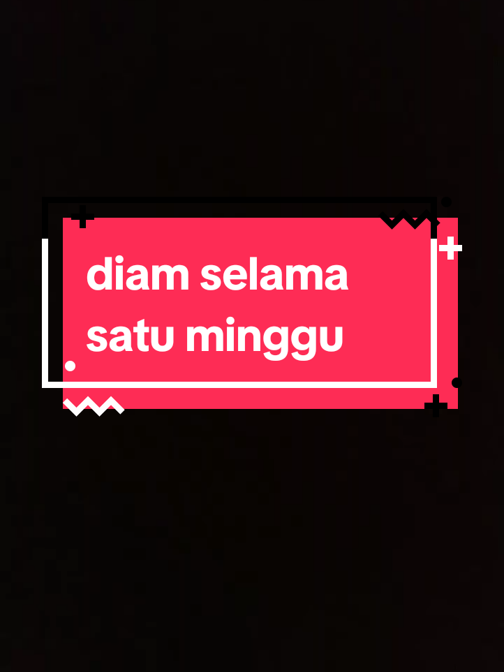 diam selama satu minggu #diam #hilang #perhatikan 