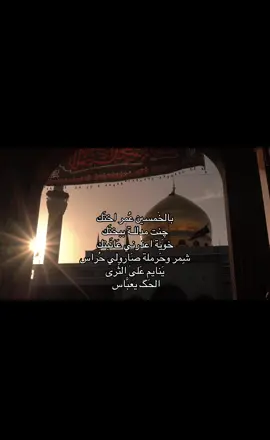 يَنايم على الثرى .  #يا_ابا_الفضل_العباس #يا_زينب #الامام_العباس_عليه_السلام #السيده_زينب_عليها_السلام #fyp #foruyou 