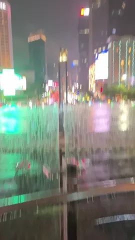 jkt after rain #citylights 