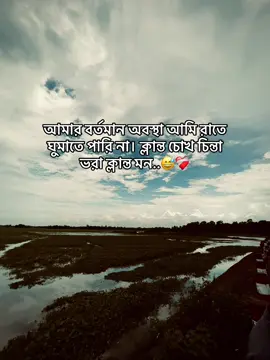 আমার বর্তমান অবস্থা আমি রাতে ঘুমাতে পারি না। ক্লান্ত চোখ চিন্তা ভরা ক্লান্ত মন..😅❤️‍🩹#sadvibes 