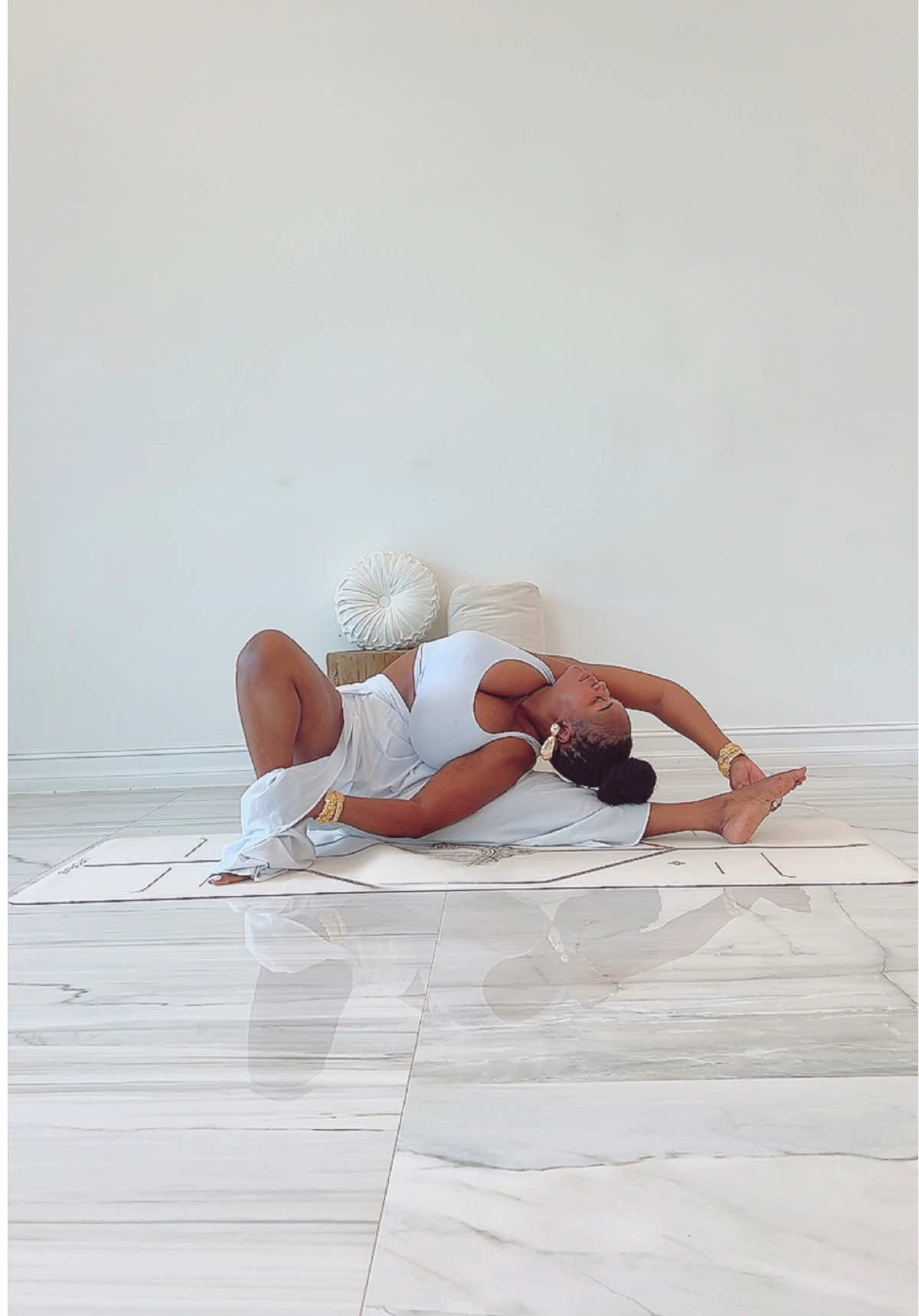 99 problems but back pain will likely not be one of them if you practice this yoga pose on a regular basis. #YogaInstructor #MindAndBody #Flexibility #yogaforbackpain 