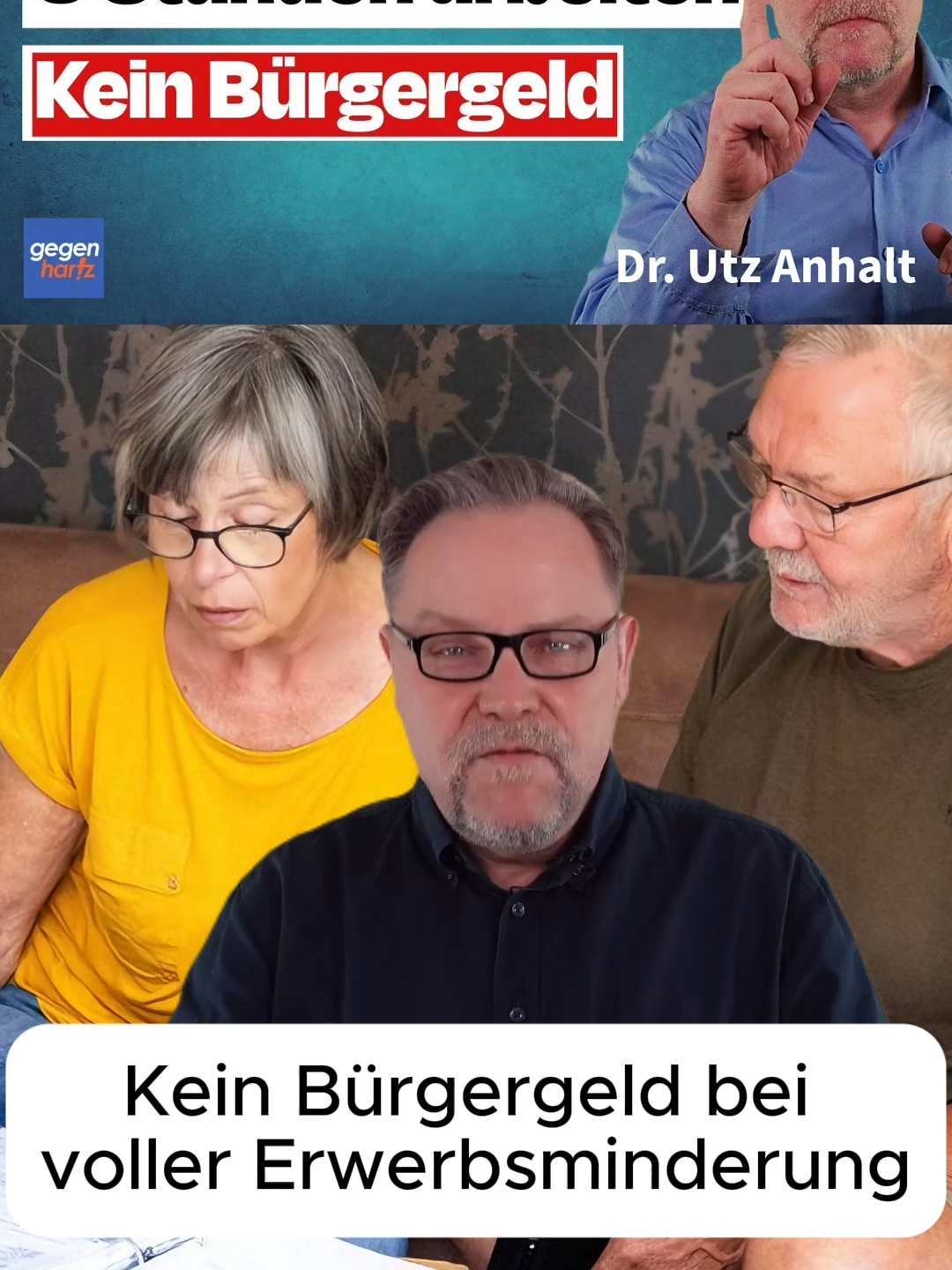 Kein Bürgergeld bei voller Erwerbsminderung