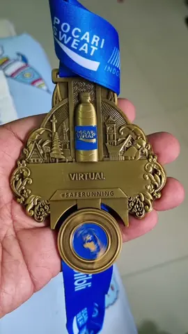 Pocari Sweat Virtual Run 10K medal. Super cool...
