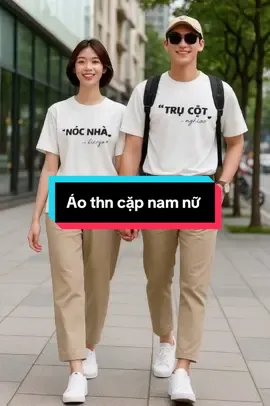 Áo thun cặp nam và nữ #trend #xuhướng #viral #xuhuongtiktok #thoitrang #thoitrangnu #model #aothun #thoitrangnam  @PhuongLinhshop 