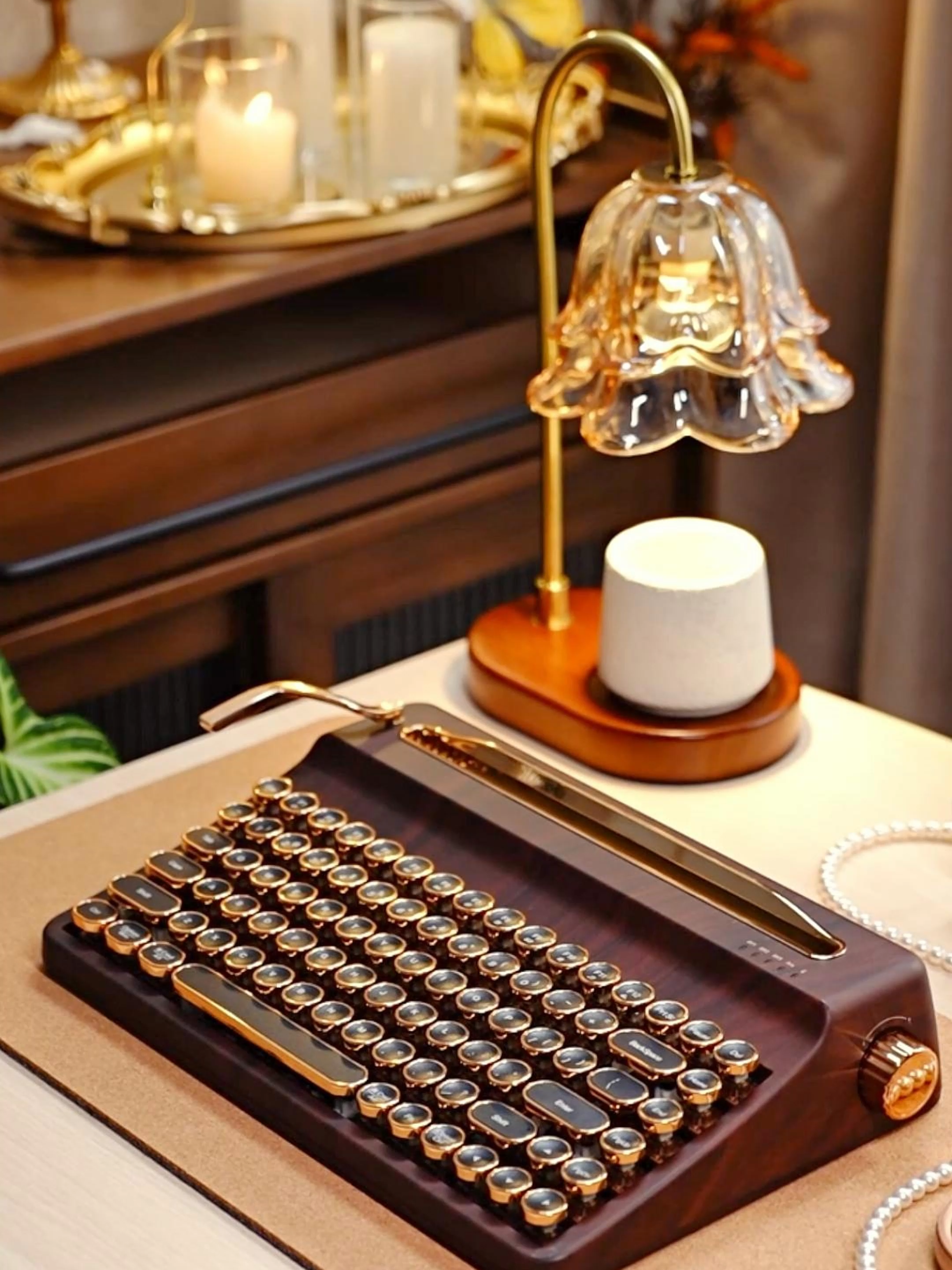 Keyboard fans, the YUNZII QL75 vintage retro mechanical keyboard is here to rock your world! 🤩 Its wood - colored vintage retro design is a total head - turner, adding a timeless charm to your desk. With QMK/VIA support, customize keys to fit your work or gaming style like a glove. Don't miss out!  #yunzii #yunziikeyboard #YUNZIIQL75 #typewriter  #typewriter #digitalplanner #ipadnotes #digitalnotes #wirelesskeyboard #keyboard #fypシ #foryourpage #cool #customkeyboard #computerkeyboard #mechanicalfeel #officedeskdecor #ipad #ipadaccessories #digitalnotetaking #digitalplanning #ipadplanner #ipadkeyboard #techtok