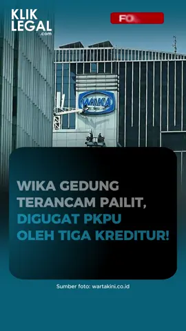 PT Wijaya Karya Bangunan Gedung Tbk (WIKA Gedung) digugat PKPU oleh tiga perusahaan ke Pengadilan Niaga Jakarta Pusat pada 24 Juli 2025. Ketiga kreditur yatu PT Pilar Mas Abadi, PT Citra Prasasti Konsorindo, dan PT Daya Mulia Turangga, mengklaim ada utang yang belum diselesaikan.  Jika pengadilan menerima permohonan PKPU, WIKA Gedung harus menyusun rencana perdamaian untuk menghindari kepailitan. Bila gagal, aset perusahaan bisa disita dan dikelola kurator untuk membayar utang. Gugatan ini juga berisiko merusak reputasi dan kepercayaan investor terhadap perusahaan terbuka seperti WIKA Gedung.  Kasus ini jadi pengingat pentingnya pengelolaan utang yang tertib dan kesiapan strategi hukum sejak awal. Pendekatan hukum yang tepat memungkinkan perusahaan bertindak cepat dan terukur dalam menghadapi tekanan. Tanpa itu, restrukturisasi bisa gagal dan ancaman pailit sulit dihindari. #kliklegal #PKPU #WIKAGedung #hukumperusahaan #restrukturisasiutang #bisnisterancam #perkarahukum #pengadilanniaga #kreditur #investortrust #reputasibisnis #krisiskeuangan #strategihukum #kepailitan #legalnews #manajemenrisiko #utangusaha #corporatelaw #perusahaantbk #hukumindonesia #gugatanusaha #legalinsight
