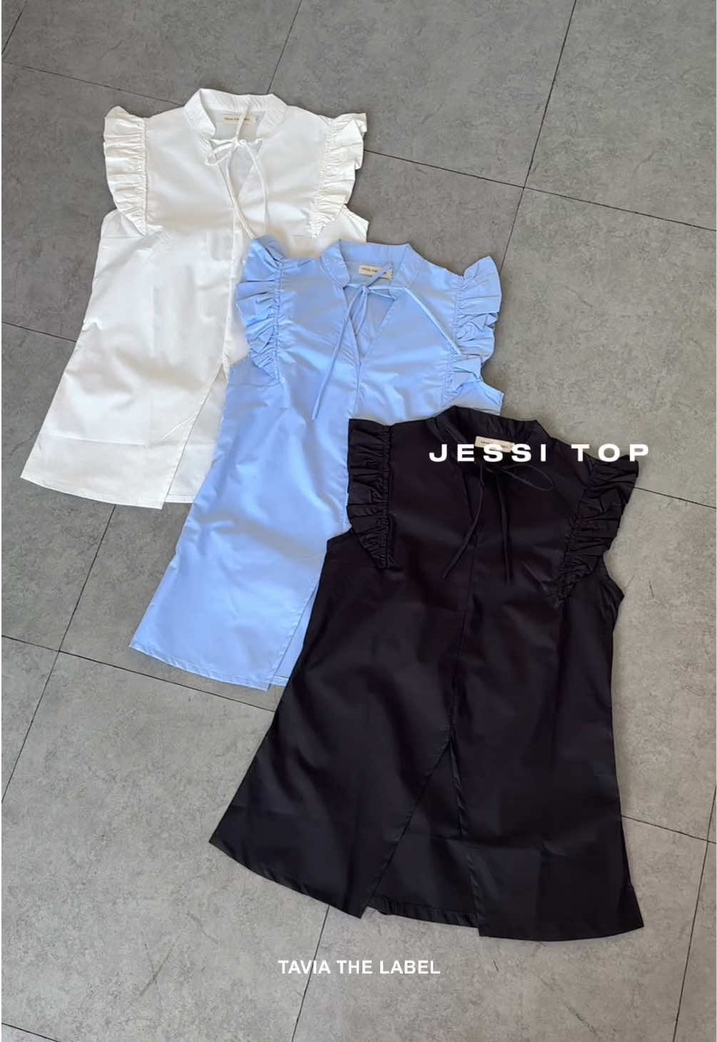 Jessi Top now finally back in stock! #top #blouse #blousecantik #officeoutfit #OOTD #casual #bajuwanita #baju #bajukekinian #fyp 