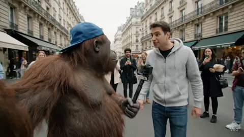 Bien envoyé celle là  #singe #ia #blague #singlelife #pourtoi #fun #drole 