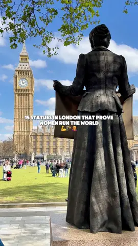 15 Statues in London That Prove Women Run the World 💪🧗‍♀️🦸‍♀️⁣ ⁣ From royals and revolutionaries to writers, warriors, and world-changers — here are just some of the incredible women honored with statues across the city:⁣ ⁣ 👒 Mary Poppins – The magic of imagination immortalized in Leicester Square. Just a spoonful of joy!⁣ ⁣ 🌿 Ada Salter – Social reformer, environmentalist, and first female mayor of a London borough. Her statue in Bermondsey radiates quiet strength.⁣ ⁣ ✊ Emmeline Pankhurst – Standing tall in Victoria Tower Gardens, the leader of the suffragette movement still demands justice.⁣ ⁣ ⚖️ Millicent Garrett Fawcett – With a banner reading “Courage calls to courage everywhere,” she stands proud in Parliament Square.⁣ ⁣ 🗡️ Boudicca – Warrior queen of the Iceni, charging forward in her chariot near Westminster Bridge.⁣ ⁣ 🎖️ The Women of World War II – A powerful monument on Whitehall, honoring the millions who served, supported, and sacrificed.⁣ ⁣ 🕯️ Florence Nightingale – The lady with the lamp, founder of modern nursing, remembered near Waterloo Place.⁣ ⁣ 💥 Wonder Woman – Representing fictional female power at Leicester Square — because inspiration comes in many forms.⁣ ⁣ 🕵️‍♀️ Agatha Christie – The Queen of Crime watches over Covent Garden — mystery and brilliance personified.⁣ ⁣ 📝 Virginia Woolf – Novelist and thinker, remembered near Tavistock Square — her words still echo.⁣ ⁣ 🎤 Amy Winehouse – Camden’s own, soulful and unforgettable. A bronze tribute in the Stables Market.⁣ ⁣ 👑 Queen Victoria – Her legacy looms large, from Buckingham Palace to Kensington Gardens.⁣ ⁣ ⛪ Edith Cavell – WWI nurse and martyr, honored near Trafalgar Square for saving lives across enemy lines.⁣ ⁣ 🩰 Anna Pavlova – The prima ballerina who danced her way into hearts, remembered atop the Victoria Palace Theatre.⁣ ⁣ ❤️ Princess Diana – A moving memorial in Kensington Gardens celebrates the People’s Princess, beloved and compassionate. #WomenOfTikTok #womenempowerment #london #londonlife #londonhotspots 