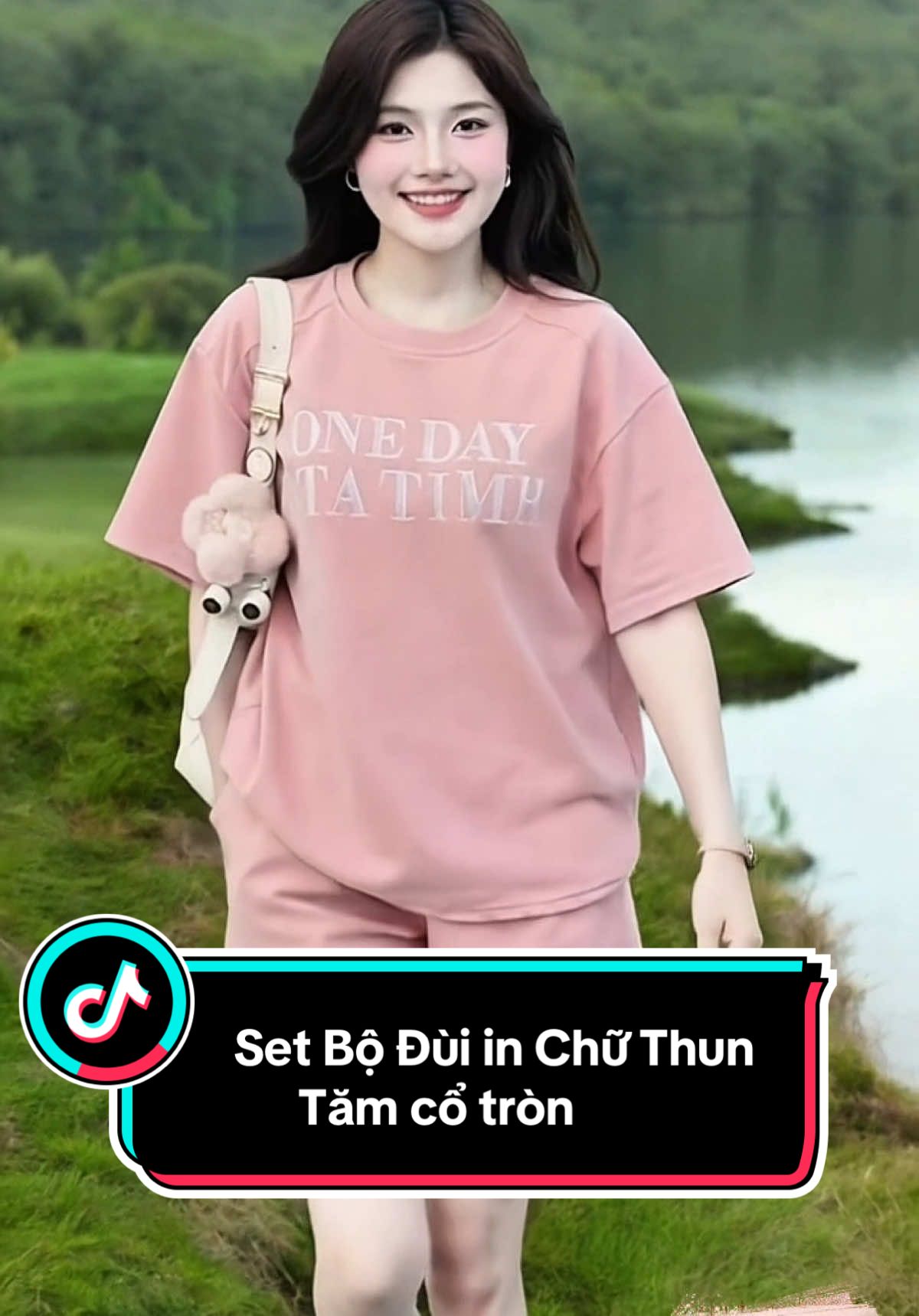 Set Bộ Đùi in Chữ Thun Tăm cổ tròn Hot Hit Nữ Cao Cấp#huonglinh #xh #dobo #dobonu #setquanao #foryou 