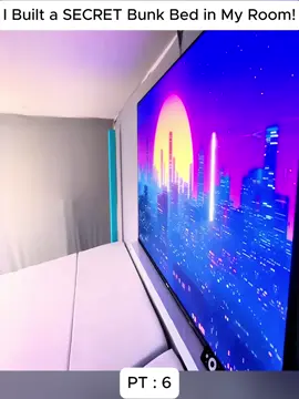 PT6 I Built a SECRET Bunk Bed in My Room! #viral #fyp #fypシ #viralvideo #viraltiktok #benazelart #ilovetiktok 
