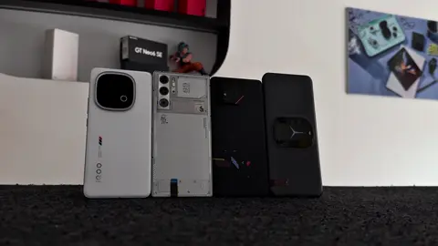 Gamer’s dream phones 🔥🔥🔥#gamingphone #iqoo #redmagic #rogphone #lenovo #hue 