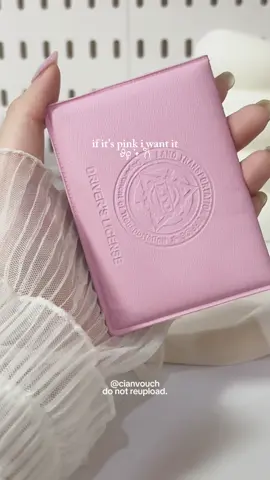 pink driver’s license cover 🎀 #driverslicense #driverslicensecover #cardcover #cardholder #driverslicenseholder #idholder #idcover #fyp #fypage #fyppppppppppppppppppppppp 