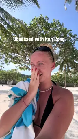 I cannot believe that this is Cambodia! Koh Rong is one of the most beautiful islands I’ve ever been to📍🩵🌺🌴🌊 #kohrong #kohrongisland #obsessedwithit #cambodia #cambodiatiktok #travel #traveltiktok #inlove 