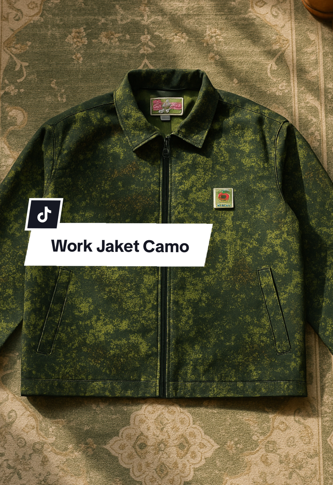 Work Jaket Camo  #workjacket #jaketpria #boxyfit #camo 
