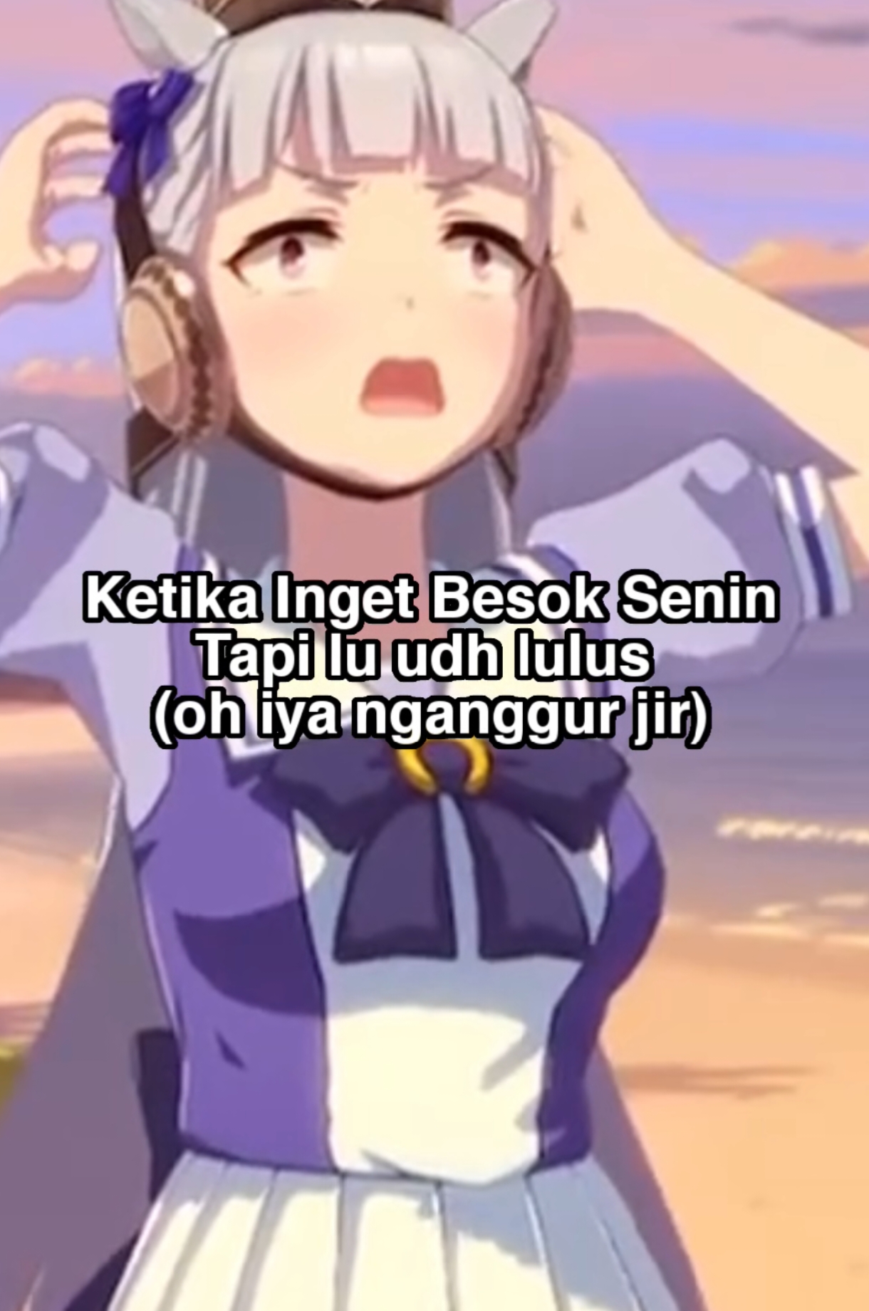 Membalas @dhaa_maouygy mana 19jt lapangan kerja yang kau janjikan itu wok 😡 #fyp #umamusume #goldship 