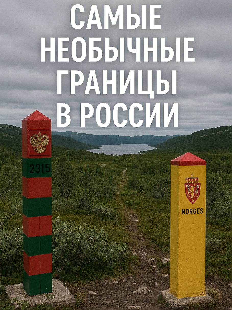 Самые необычные границы Российских городов