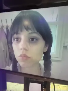 Makeup process for crying black tears #wednesdaynetflix #season2 #behindthescenes #jennaortega #fypシ゚viral 