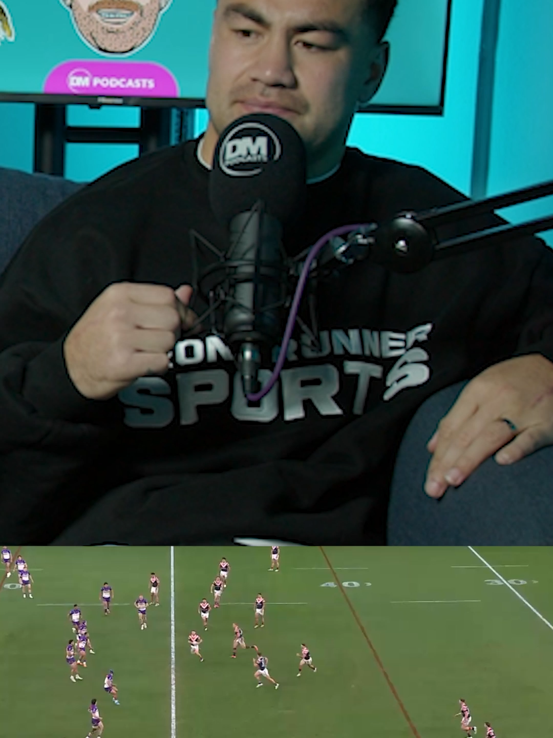 Hear the EXCLUSIVE audio from a mic'd up Hughesey during the Roosters game and in the ambulance afterwards - check out the latest episode of the 167 podcast #nrltiktok #storm #melbournestorm #ryanpapenhuyzen #cameronmunster #jahromehughes #rugbyleague #rugbyleaguetiktok #viral #StateOfOrigin #origin #nrl #nsw #qld #fyp #roosters #sydneyroosters