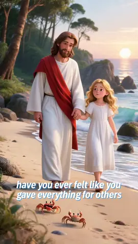 Jesus, have you ever felt like you gave everything for others… but no one noticed? #FaithTag #ChristianTikTok #JesusAndMe #jesuslovesyou #godisgood #christiankids #faithart #prayer #jesus