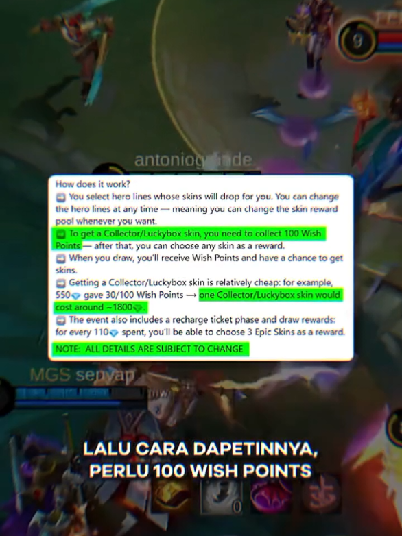 Collector lawas bakal ada dan mudah di dapatkan?? OTW Bened😋 SC : @antoniognwn  #mobilelegends #xzyabc #CapCut #mobilelegends_id 