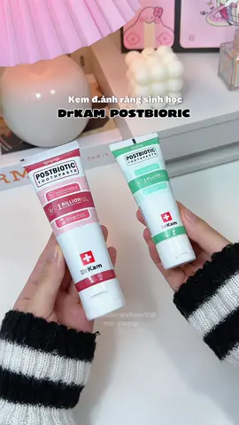 Nhà DrKAM mới ra mắt kem đánh răng sinh học nè. Sắm lẹ đi mọi người ơi! #drkam #drkampostbiotic #kemdanhrangsinhhoc #skincarerangmieng #hoimieng 