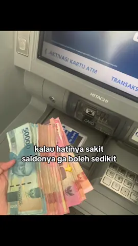 sembuhnya pake uang bukan orang baru 😗