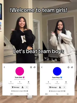 Welcome to team GIRLS! Let’s beat team boys || Creds @notellieyong || #fyp #viral #viralvideo #team #girls #teamgirls #teamgirlschallenge #noboys #girlsteam || 🩷