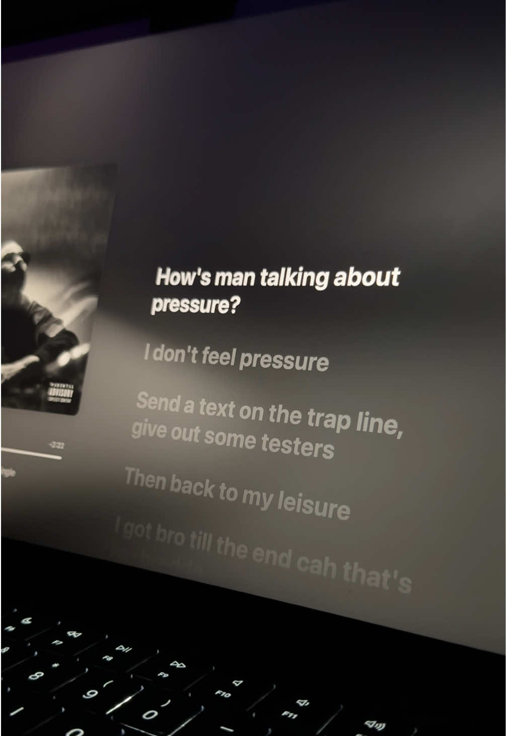 🎧 Pressure - Rushy  #fyp#videoviral#lyrics#applemusic#tiktokmusic#rap#ukrap#pressure#enjoy#artofmusic1 
