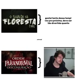 #ordemparanormal :: eu nao to pronta pra hq mds. #foryou #cellbit #desconjuracao #osegredonafloresta #aop #rpgcellbit 