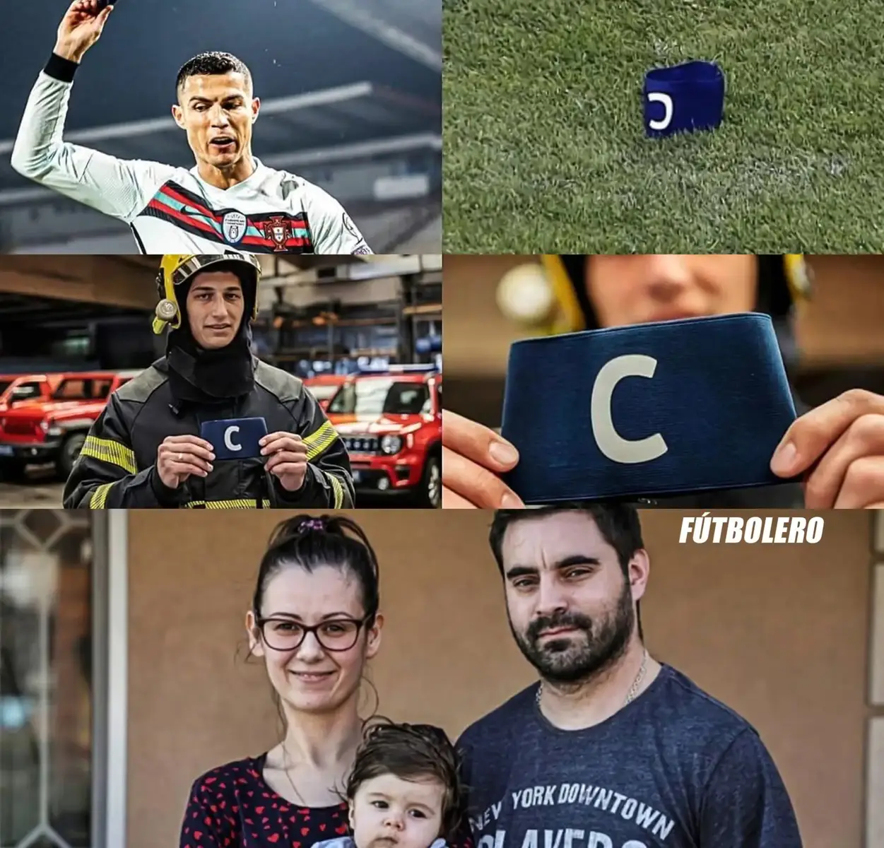 En las Eliminatorias para el Mundial 2022, se enfrentaban Portugal y Serbia cuando el árbitro le negó a Cristiano Ronaldo un gol claro que resultó en que Portugal perdiera puntos. Después de eso, el Bicho abandonó el terreno de juego furioso tirando su cinta de capitán al terreno de juego. Más tarde, el brazalete fue recogido por un bombero local, quién lo subastó en línea en un intento por recaudar fondos para un niño enfermo con atrofia muscular espinal y consiguió hacerlo por 75.000 dólares. Esta suma fue entregada directamente a la familia del niño y se utilizó para una operación que salió exitosa y se salvó la vida del pequeño. Sin darse cuenta, un mal día de CR7 le salvó la vida a un niño. ¡¡JURO POR MI MADRE QUE NO BAJARÉ SIN APOYAR!!