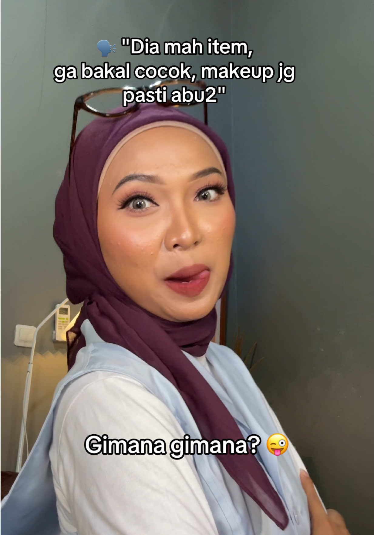 Gmna gmna? 😜🤙🏻 #fyp #makeup #bibirgelap 