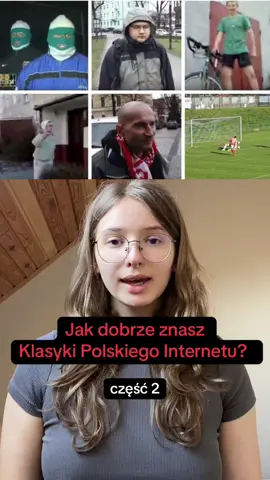 Jak dobrze znasz klasyki polskiego internetu? pt2 #dlaciebie #dc #viral #goviral #quiz #jakdobrzeznasz #klasykiyoutube #klasykiinternetu 