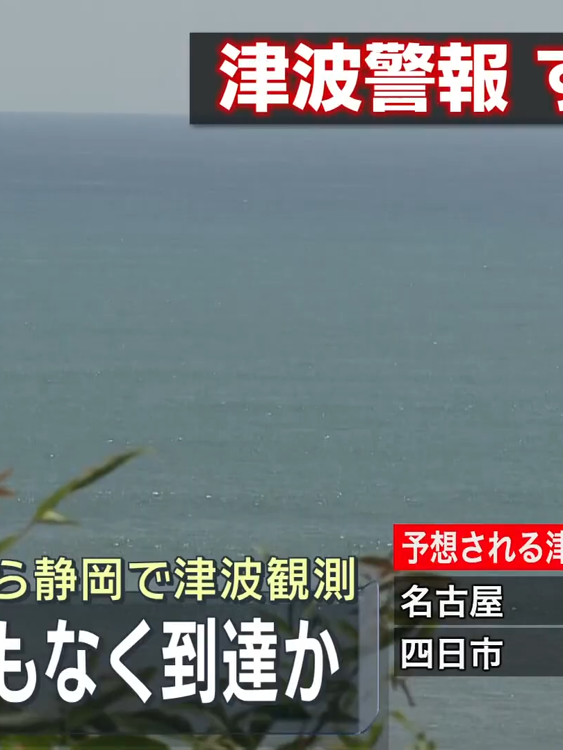 【津波警報】三重県南部などに津波の第1波を観測中(30日午後0時10分現在)_030