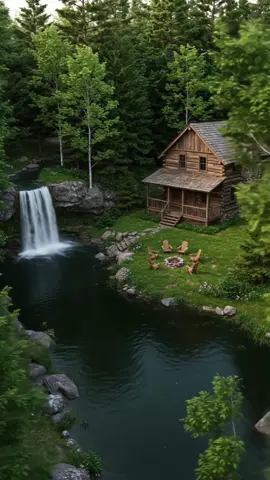 Absolutely a dream❤️  Yours too? Comment below 🙂#RetreatLife #CozyCabin #cozy #house #CabinLife 