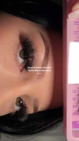 finally found a lash cluster kit that comes with everything and plus the lashes don’t give stiff they look like extensions 😍🤏🏼 #diylashes #eyelashclusterkit #tiktokshopfinds #easylashes #lashhack #lashtechathome #affordablebeauty #falseeyelashes
