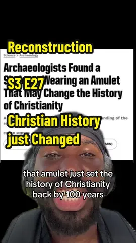 #greenscreen share and repost so that more Christians learn and understand their history. the history of Christianity just got set back by 100 years. This silver amulet found under the chin of a man in Germany just gave us a fresh look at the early days of Christianity. This silver amulet contains prayers and exultations of Jesus Christ. #jesus #christiantiktok #history #church 