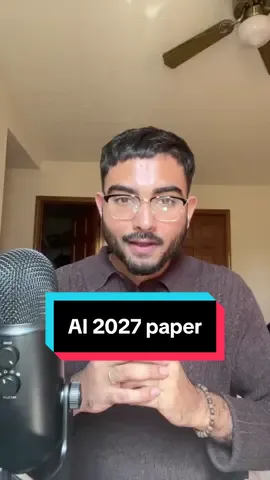 AI 2027, paper written by some of the smartest artificial intelligence developers. Learn about their predicted timline from 2025 - 2027. #fyp #fypシ #fypシ゚viral #viral #LearnOnTikTok #artificialintelligence #foryou