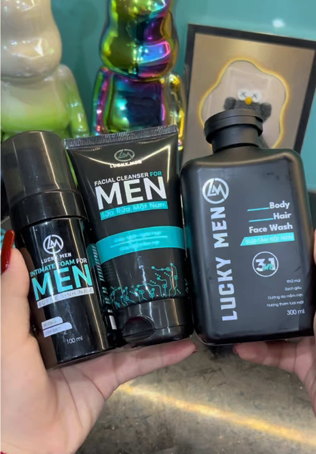 Combo 3 chai Dầu gội sữa rửa mặt vệ sinh nam cuốn hút dành cho nam của nhà Luckymen chỉ 207k miễn ship#emkieutaphoa #luckymen #daugoinam #botvesinhnam #suaruamatnam #botvesinhnamluckymen