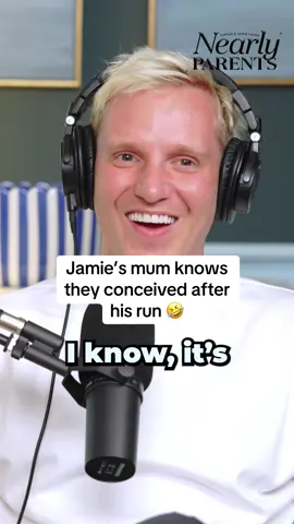 Jamie got it in 1 shot 👆🏻🤣 Search ‘NearlyParents podcast’ on YouTube, Spotify or Apple.  #nearlyparents #jamielaing #mum #conceive #conception #newparents #granny #grandma 