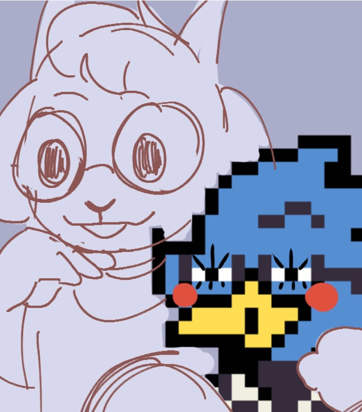 Tw Berdly #deltarune #animatic #kris #susie 