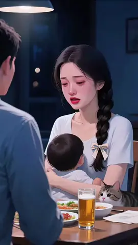 为了孩子妈妈可以舍弃一切，太扎心了#情感共鸣#情感动漫 #妈妈不容易 #母爱无私 #扎心情感