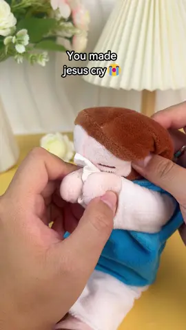🎄✨ HOLY CUDDLES! Meet the Softest Jesus Plush! ✝🤗#JesusPlush #FaithToys #ChristianGifts #SoftAndHoly #PlushieLove #ReligiousToys #TikTokMadeMeBuyIt