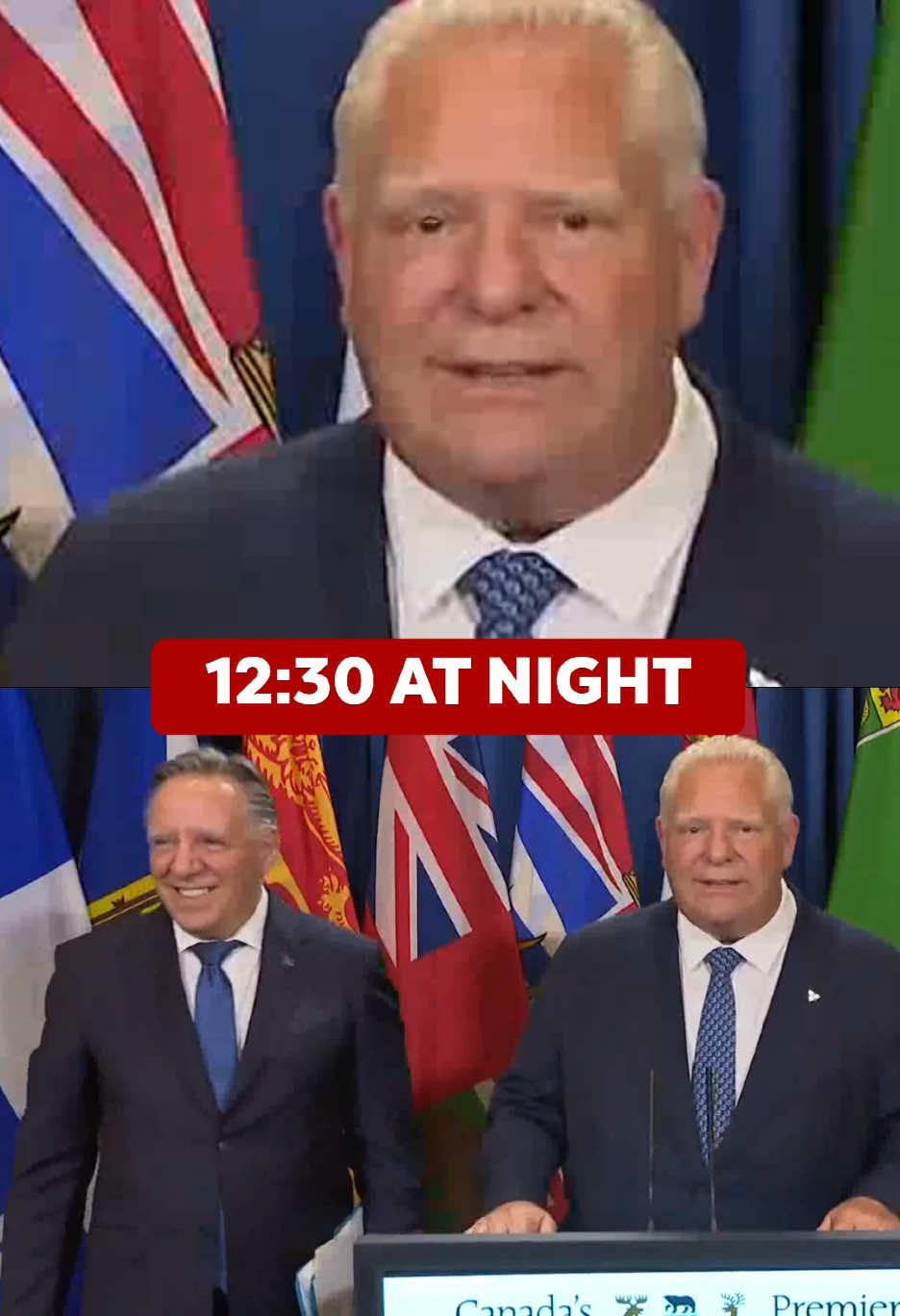 “The Prime Minister stayed at my place. We had dinner, we were up till about 12:30 at night, just chatting in front of the fireplace, solving all the world’s problems … I haven’t known him for long, but the Prime Minister’s the most humble person you’d ever want to meet … He’s very humble. He listens. He’s a smart business person. And I always tell my business owners, ‘who would you give the keys to.’ I’d hand the keys to a business over to the Prime Minister.” — Doug Ford At July 22, 2025 press conference  https://globalnews.ca/video/11299249/prime-minister-stayed-at-my-place-fords-little-shack-plays-host-to-carney-premiers