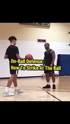 Want to get more steals?  Learn to strike at the ball. A strike is a quick, proactive or reactive movement to immediately neutralize an opponent’s attack.  To be an elite defender, you NEED active hands, elite timing, and elite hand speed. #youth #highschool #basketball #training #elite #lockdown #defense